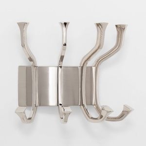 Threshold half moon decorative hook